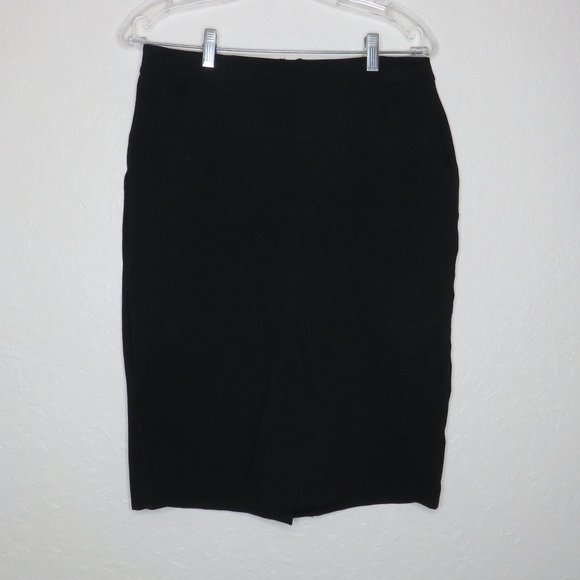 A New Day* Women's 6"‎ Back Slit Half Zipper Double Front Pocket pencil Skirt~ 6 - Picture 1 of 9